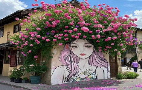 乐业怎么设计网红打卡墙绘