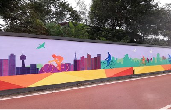 乐业墙体彩绘-围墙