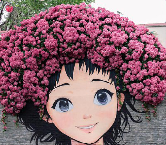 乐业墙体彩绘-网红墙打卡