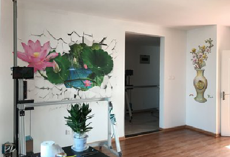 乐业墙体彩绘相比墙纸的优势。