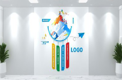 乐业公司企业形象墙的工艺材料有哪些？