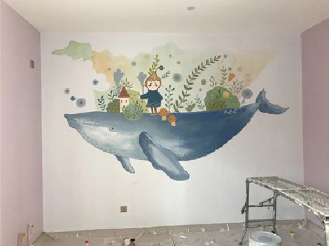 乐业手绘墙的特点及优势。